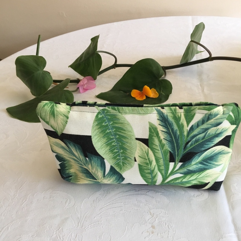 Tropical Palm Clutch by Ginger